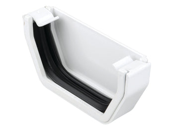 Wavin Squareline Stopend External 100mm White | T8811W