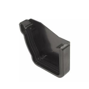 Wavin StormLine Stopend External Left-Hand 111mm Black | T9841BK