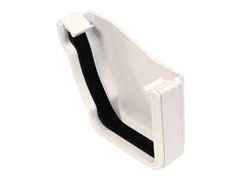 Wavin StormLine Stopend External Left-Hand 111mm White | T9841W