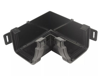 Wavin StormLine Gutter Angle Internal 90° 111mm Black | T9843BK