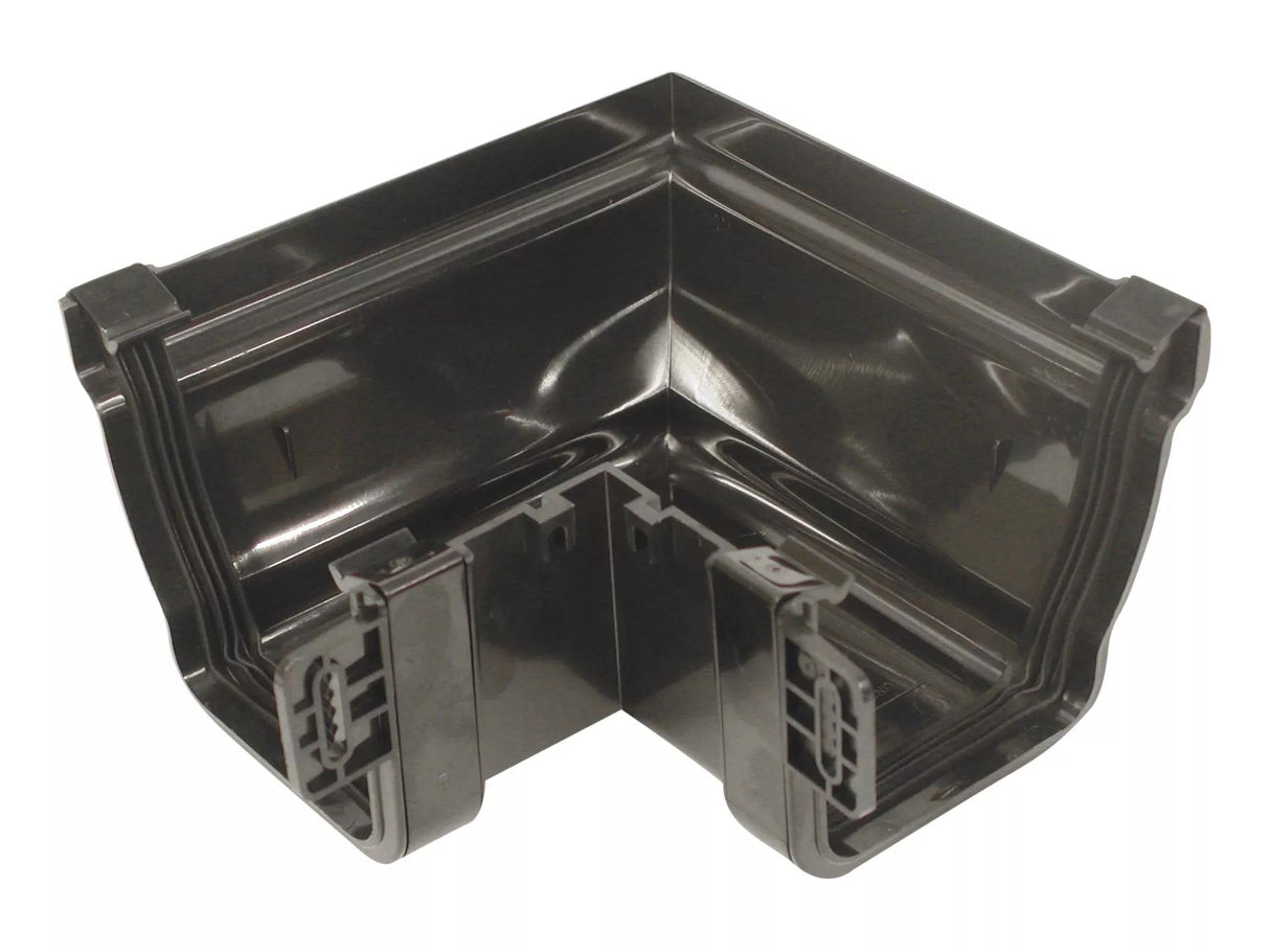 Wavin StormLine Gutter Angle External 90° 111mm Black | T9853BK