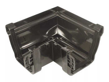 Wavin StormLine Gutter Angle External 90° 111mm Black | T9853BK