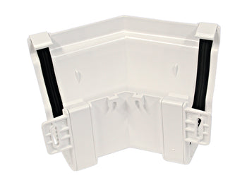 Wavin StormLine Gutter Angle External 45° 111mm White | T9854W