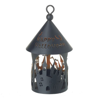 Black Happy Halloween T-Light Holder │ TAJ009