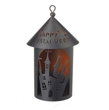 Happy Halloween Black Metal Lantern │ TAJ010HS
