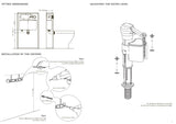 Wall Hung Systems Vortex Dual Flush Cistern | TAVVOR790