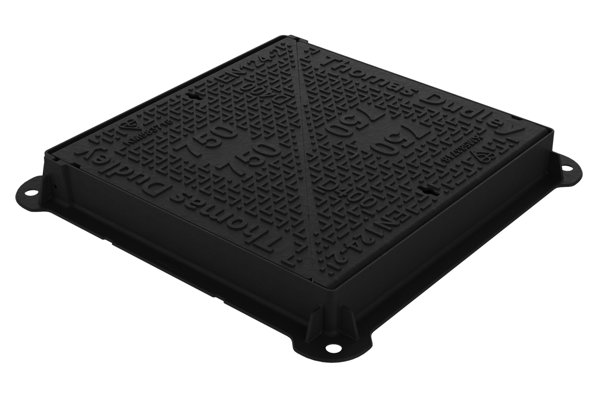 D400 Square Ductile Iron Cover 750 x 750 x 100 mm | TD330929