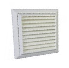 Fixed Grill White 125mm (5") Fly Screen | TD425P