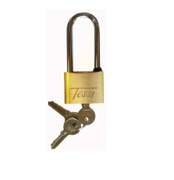 50mm Long Shackle Solid Brass Padlock | TE50L