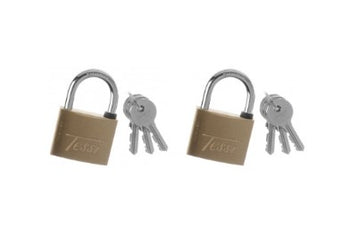 Twin Pack, Keyed Alike 50mm Brass Padlocks | TE50T