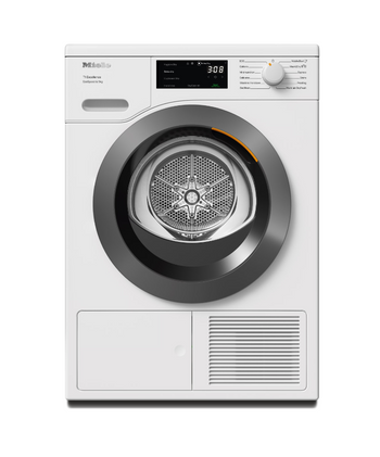 Miele 9kg Heat Pump Dryer - White with Graphite Door | TED645WP