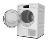 Miele 9kg Heat Pump Dryer - White with Graphite Door | TED645WP