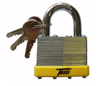 40mm Laminated Steel Padlock | TELM40
