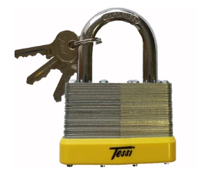 50mm Laminated Steel Padlock | TELM50