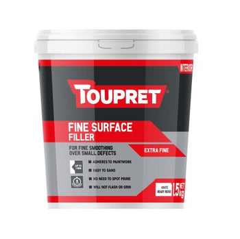 Toupret Fine Surface Filler 1.5kg | TFSF0150