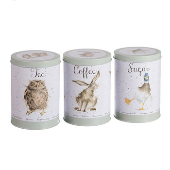 Wrendale Tea Coffee & Sugar Canisters Set of 3 | TN004