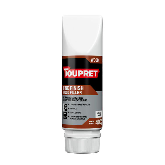 Toupret Fine Finish Wood Filler 400g White | TP022146