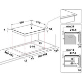 Hotpoint 60cm Induction Hob | TQ4160SBF