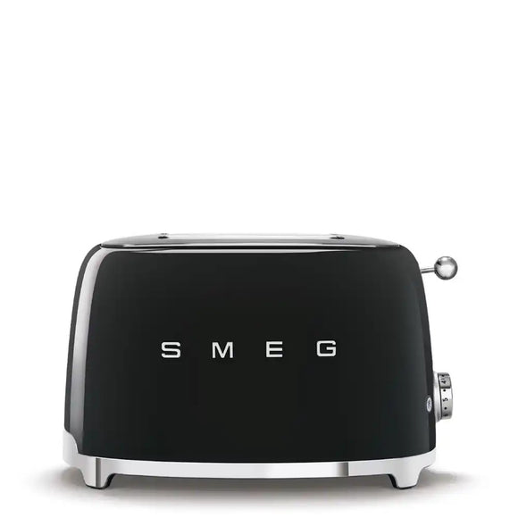 Smeg 50's Style Toaster - Black | TSF01BLUK