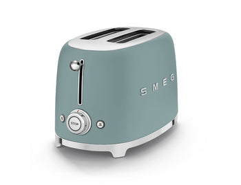 Smeg 50's Style 2 Slice Toaster - Emerald Green | TSF01EGMUK