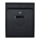 Postplus Contemporary Post Box Matt Black | TSH010Z