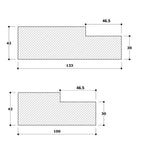 White Primed Rebated Door Frames