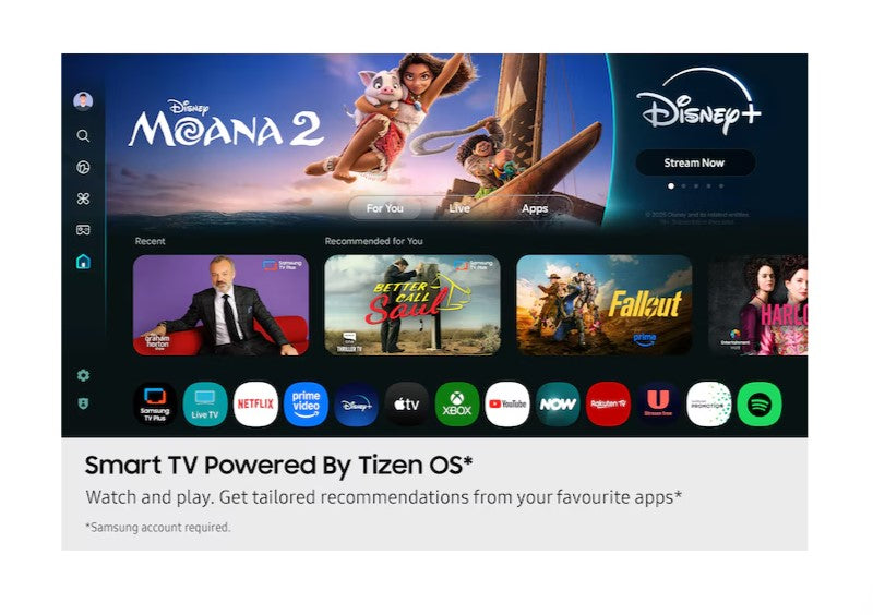 Samsung 43" Crystal UHD U8000F 4K Smart TV | UE43U8000FKXXU