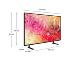 Samsung 50” Crystal UHD DU7100 4K Smart Tv | UE50DU7100KXXU