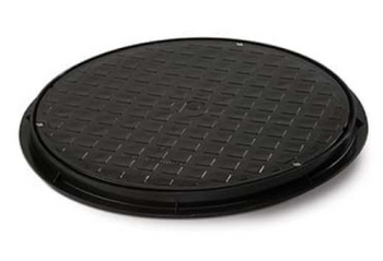 Round PP Cover & Frame Black | UG511
