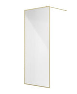 MIRAGE 900mm Brushed Gold Frame with Fluted Glass | USE00137
