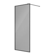 MIRAGE 900mm Matt Black Frame with Smoked Glass | USE00143