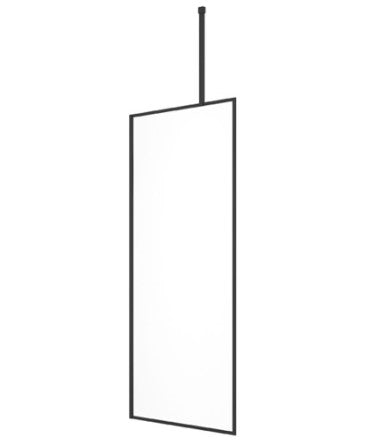 MIRAGE 1200mm Matt Black Frame with Clear Glass | USE00148