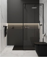 MIRAGE 1200mm Matt Black Frame with Clear Glass | USE00148