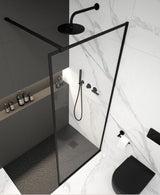 MIRAGE 1200mm Matt Black Frame with Clear Glass | USE00148