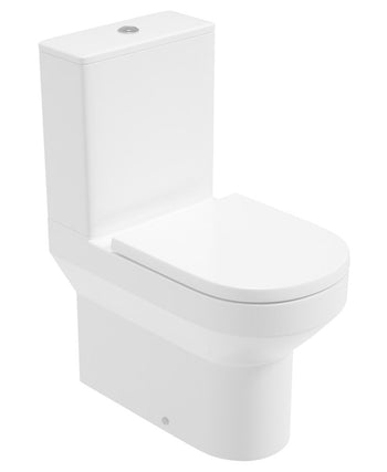 BASE Rimless Fully Shrouded Standard Height WC & PP Seat | USW0488