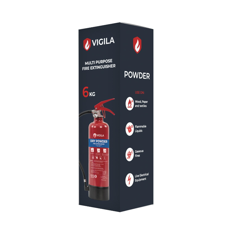 Vigila Multi Purpose Fire Extinguisher 6kg | VIG015420
