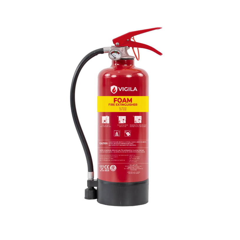 Vigila Foam Fire Extinguisher 6 Litre | VIG015444