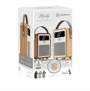 VQ Monty Dab+ & FM Radio - Oak | VQMONTYOK