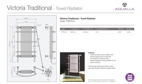 Victoria Traditional Towel Radiator