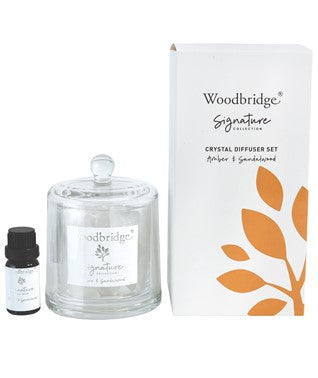 Woodbridge Amber & Sandalwood Crystal Oil Diffuser by Woodbridge 10ml | W009AS
