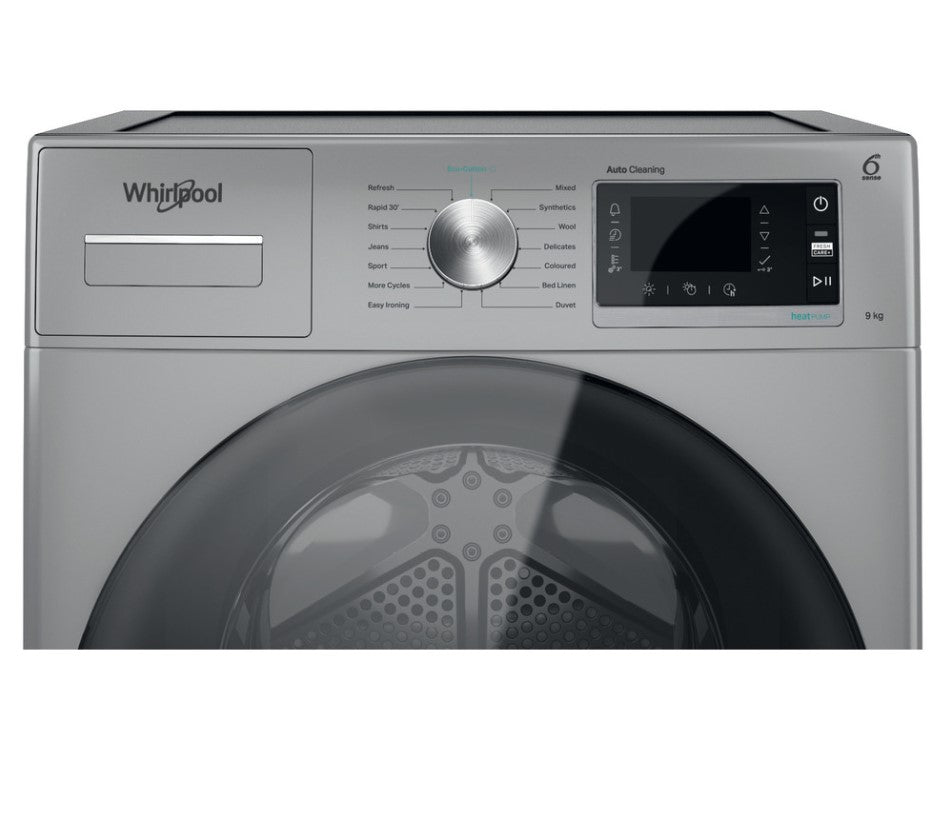 Whirlpool 9kg Heat Pump Tumble Dryer - Gunmetal | W6D94SBUK