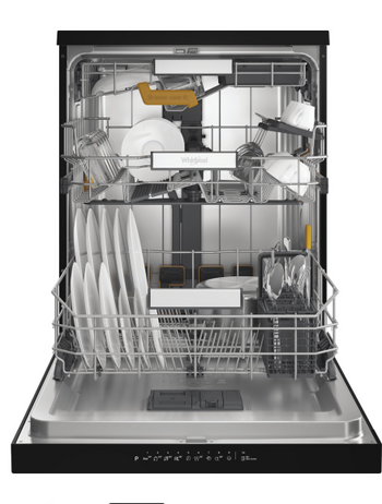 Whirlpool 15 Place Freestanding Dishwasher - Black | W8FHS61BSUK