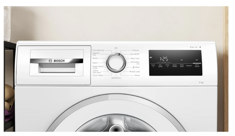 Bosch Series4 9kg 1400 Spin Washing Machine - White | WAN28255GB