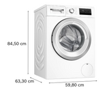 Bosch Series 4 8kg 1400 Spin Freestanding Washing Machine - White | WAN28258GB