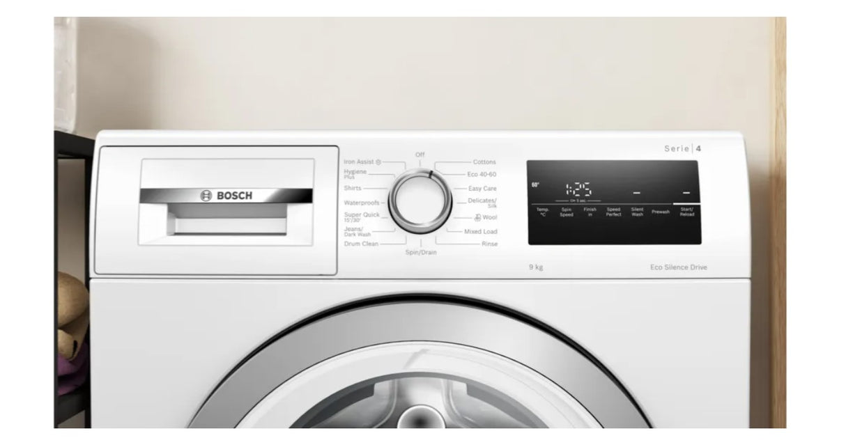 Bosch Series 4 9kg 1400 Spin Freestanding Washing Machine - White | WAN28259GB