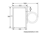 Bosch Series 4 9kg 1400 Spin Freestanding Washing Machine - White | WAN28259GB