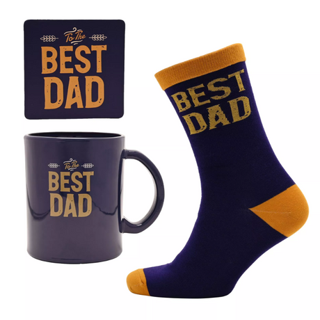 Well Crafted Mug Sock Coaster Set - Dad | WC112