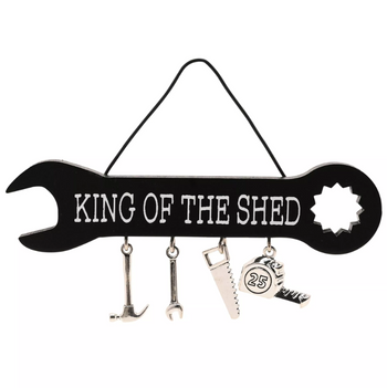 Well Crafted Spanner Plaque - King Of The Shed | WC115