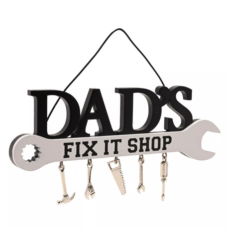 Well Crafted Spanner Plaque - Dad's Fix It Shop | WC116