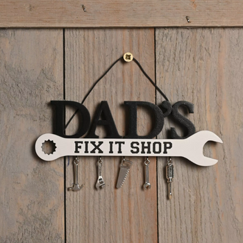 Well Crafted Spanner Plaque - Dad's Fix It Shop | WC116